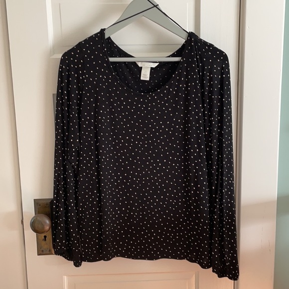 H&M Mama Maternity Long Sleeve Nursing Shirt, Size Medium - Picture 1 of 9